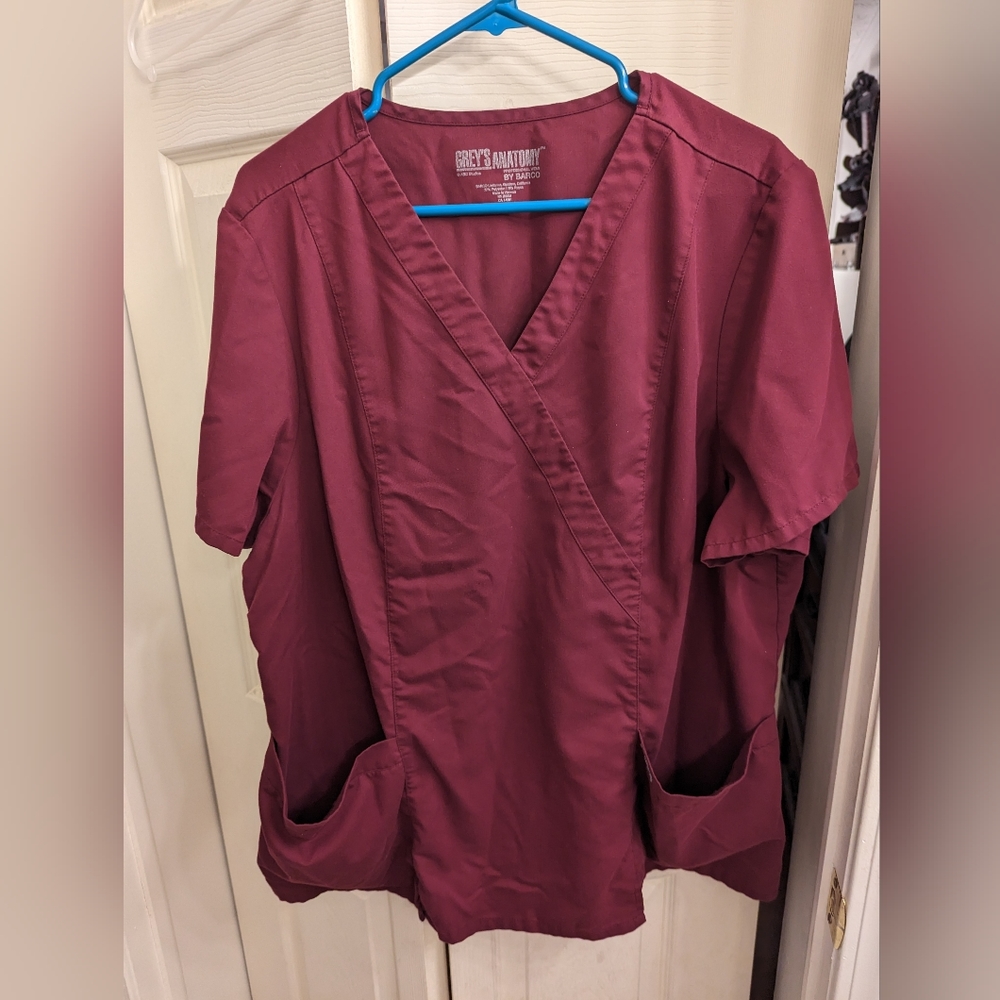 Greys Anatomy 3xl Scrub Top